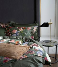 Sateen pillowcase Magic Garden Moss