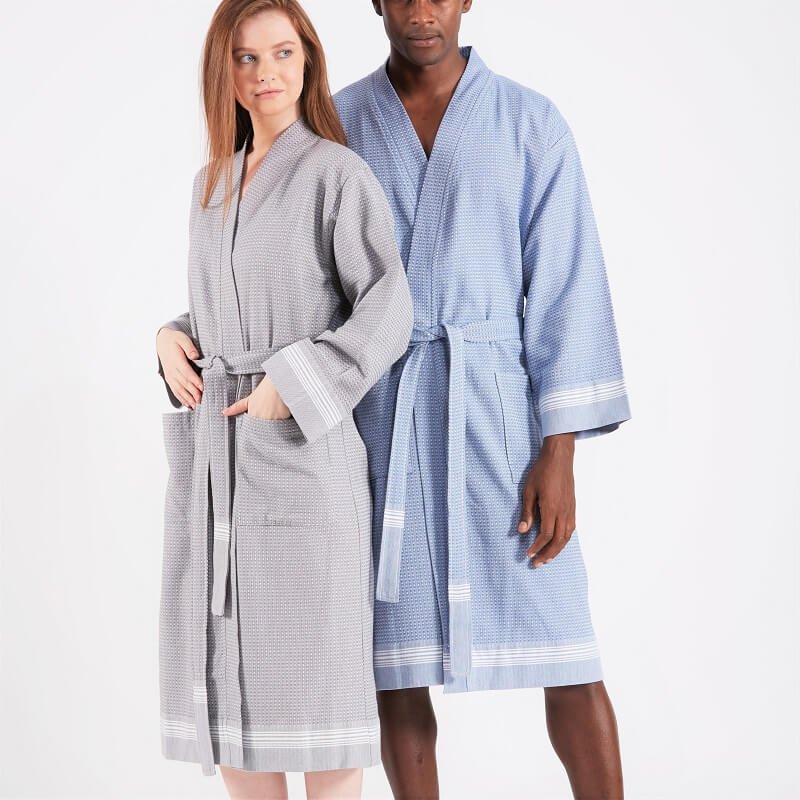 Tuana Baumwoll-Hammam-Unisex-Bademantel