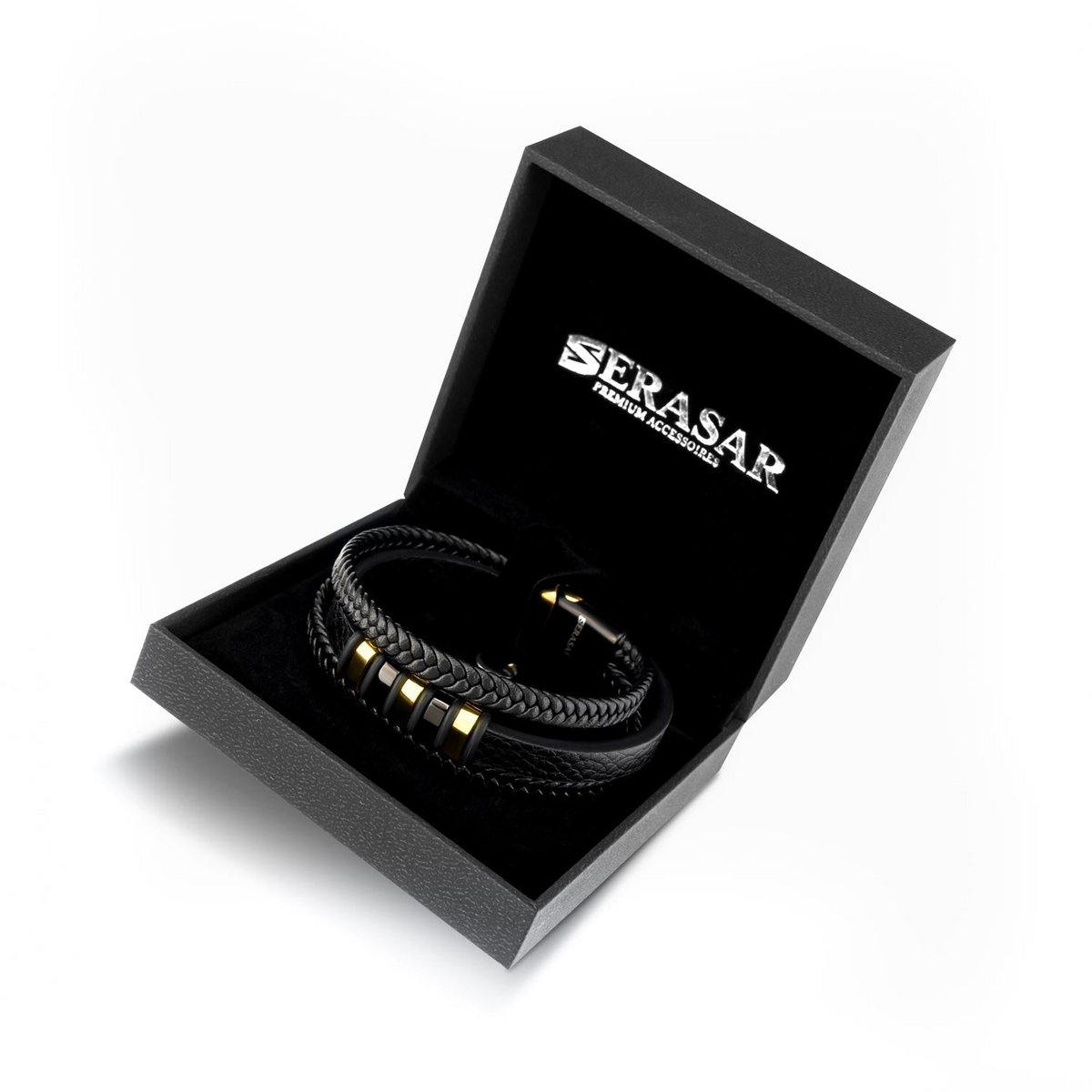 Bracelet en cuir "Gloire"