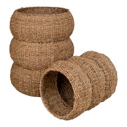 Sarbas-manden - natuurlijk, zeegras, set van 2