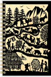 CARNET COUV BOIS / DESSIN POYA