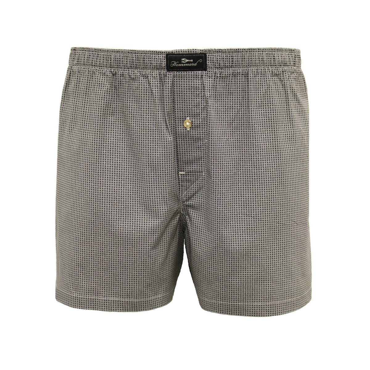 Gewebte Baumwoll-Boxershorts schwarz Ball BC003