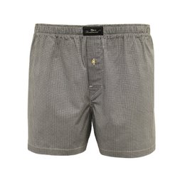 Boxer en coton tissé noir Ball BC003