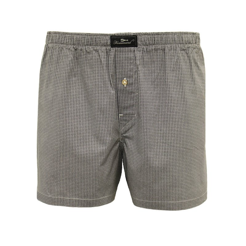 Vævet bomuldsboksershorts sort Ball BC003