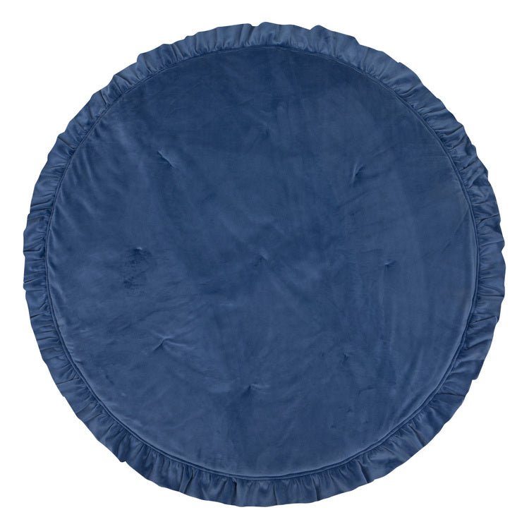 Mata Soft Velvet z Falbanką „Sapphire”