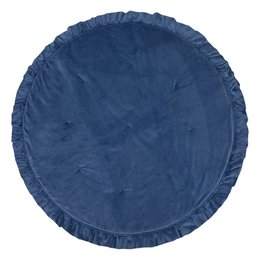 Mata Soft Velvet z Falbanką „Sapphire”
