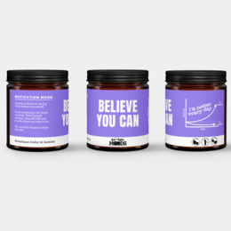 Gift Candle – MOTIVATION MOOD – Scented Handmade Soy wax