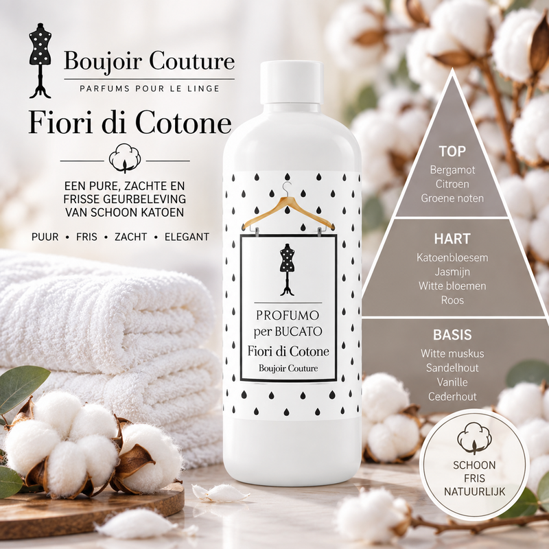 🤍 FIORI DI COTONE wasparfum – Zacht, puur en comfortabel fris