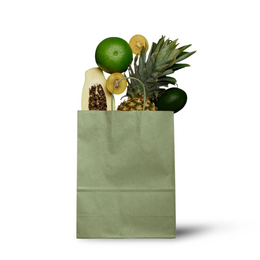 Sacchetto di carta - s - giada verde oliva (100 pezzi)