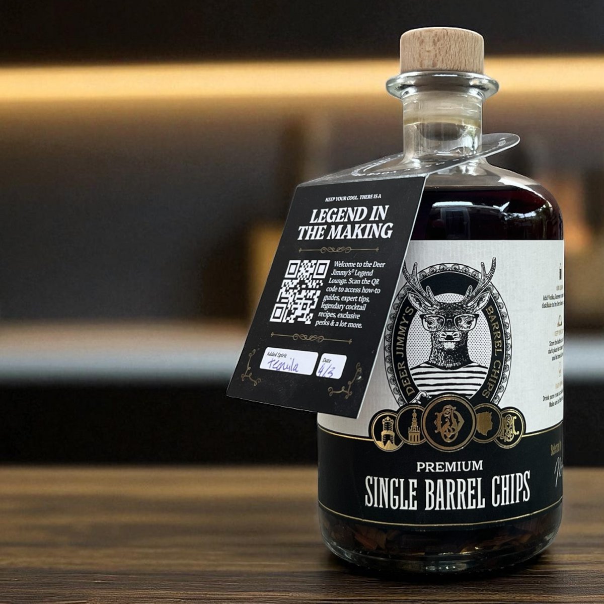 Deer Jimmy's® - French Calvados Barrel Chips