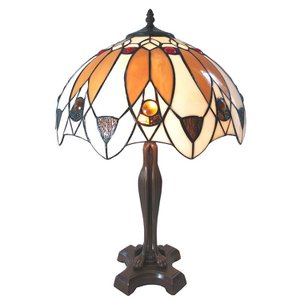 Tischleuchte Tiffany Ø 41x57 cm E27 / max 2x60W