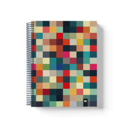 Farverige spiralnotesbøger | Pixel