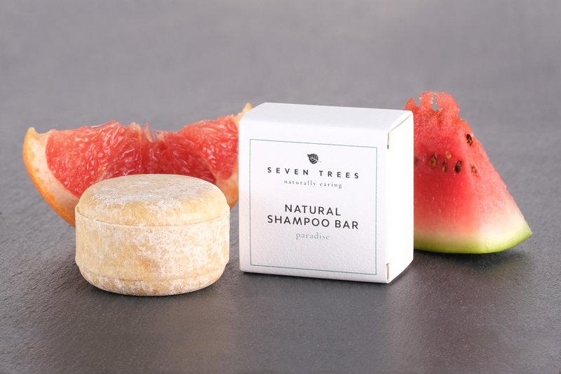 PARADISE - Solid hårshampoo med vandmelonolie og æterisk grapefrugtolie
