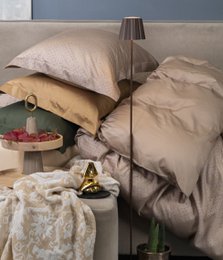 Bed Linen Set Mesh Mesh Beige/Mesh Back Beige
