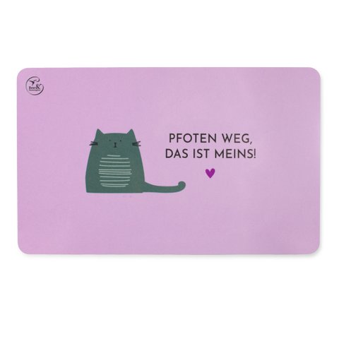 Breakfast board melamine cat “Paws off, that’s mine!”