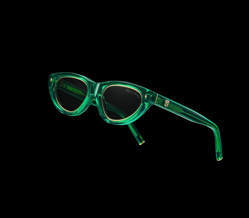 Walton & Mortimer nr. 21 “Enkeproducenten” Poison Green Limited Edition solbriller