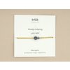 Armband rock, blauwe kwarts, jasseron zilver en goud