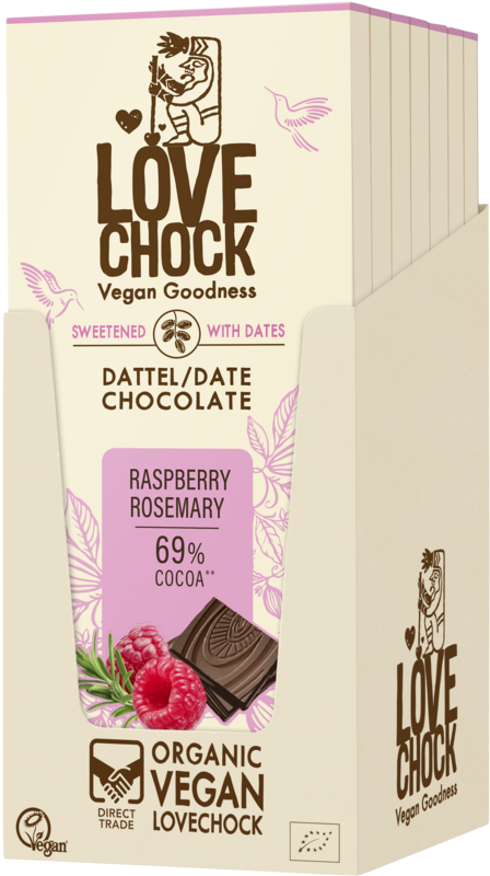 Dolcatura al cioccolato con date Rosmarino di lampone - Bio, vegano