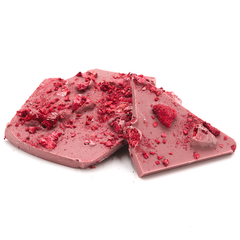 Broken bars (ruby 47.3% with raspberries) 200 Grs