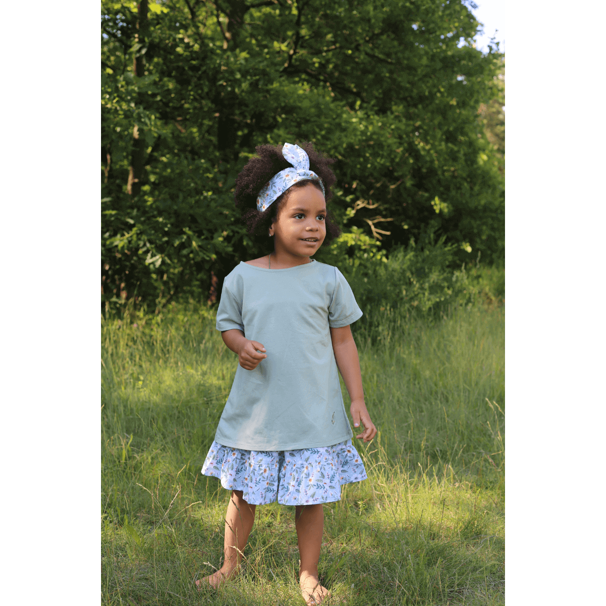 Blusa de verano ARACELI - FLOR ROSA
