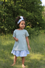 Blusa de verano ARACELI - FLOR ROSA
