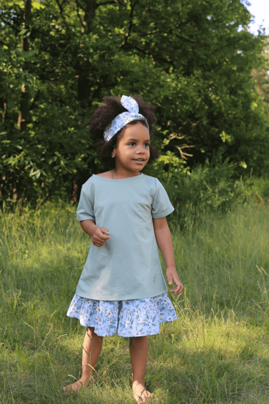 Blusa de verano ARACELI - FLOR ROSA