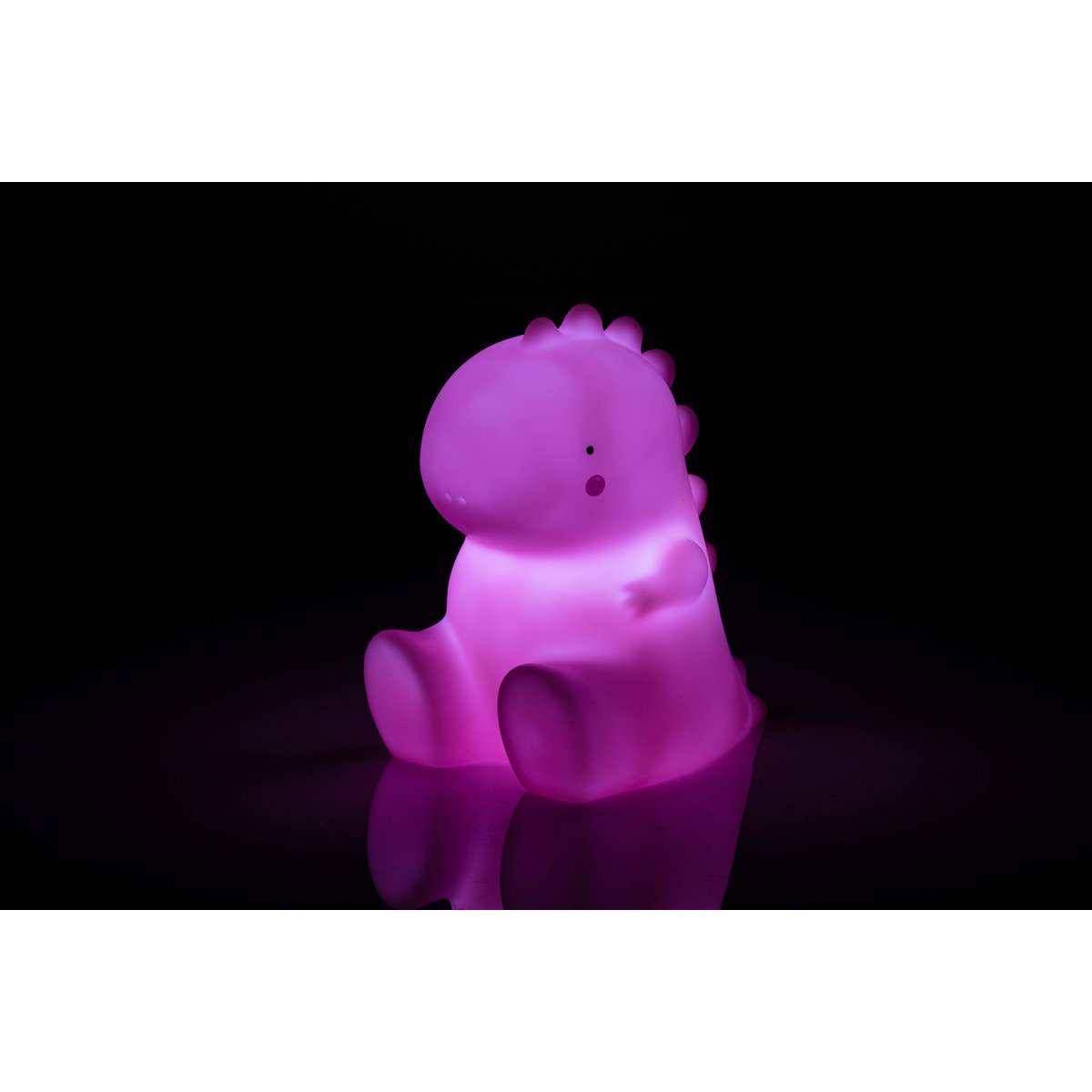 LED LAMP WITH BATTERY - MOD. DINOSAURIO - PINK