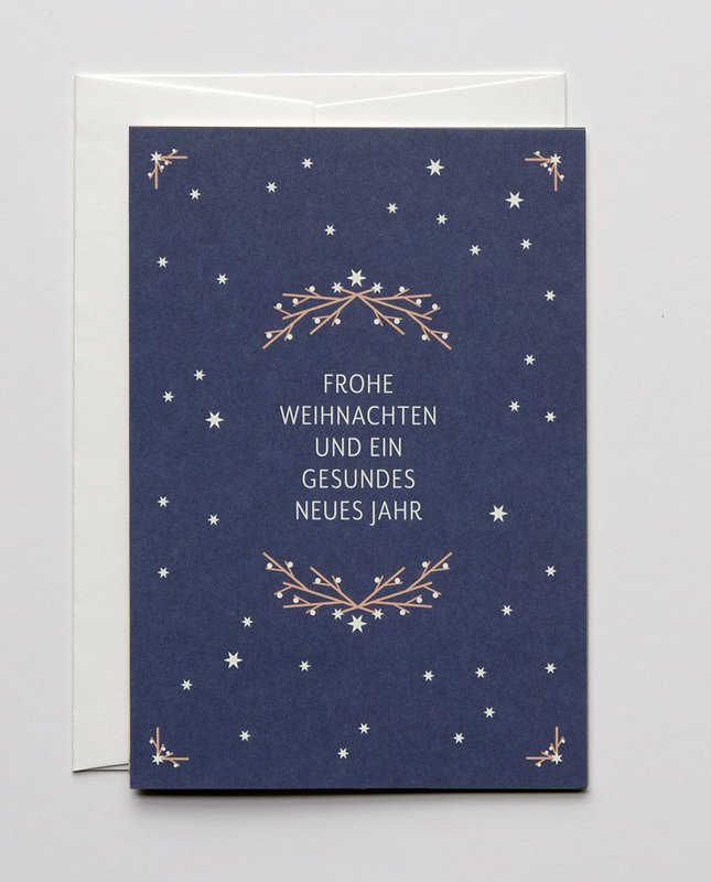 Carte de Noël Etoiles