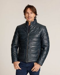Rumford │ Leather Puffer Jacket