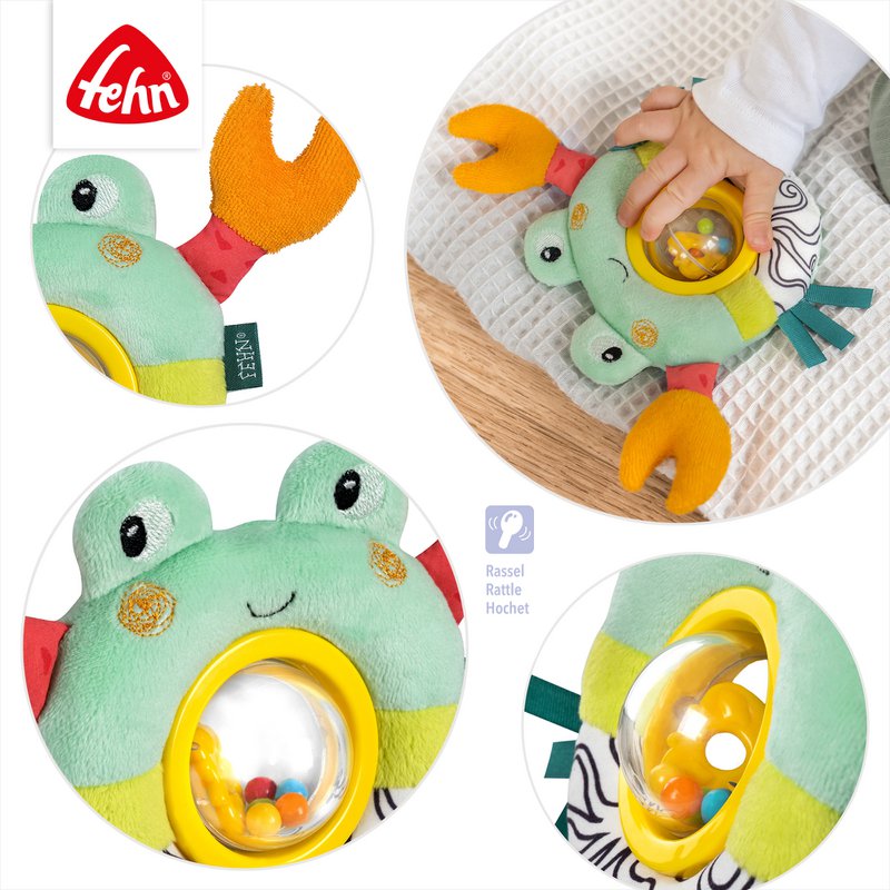 Spinning ball rattle crab
