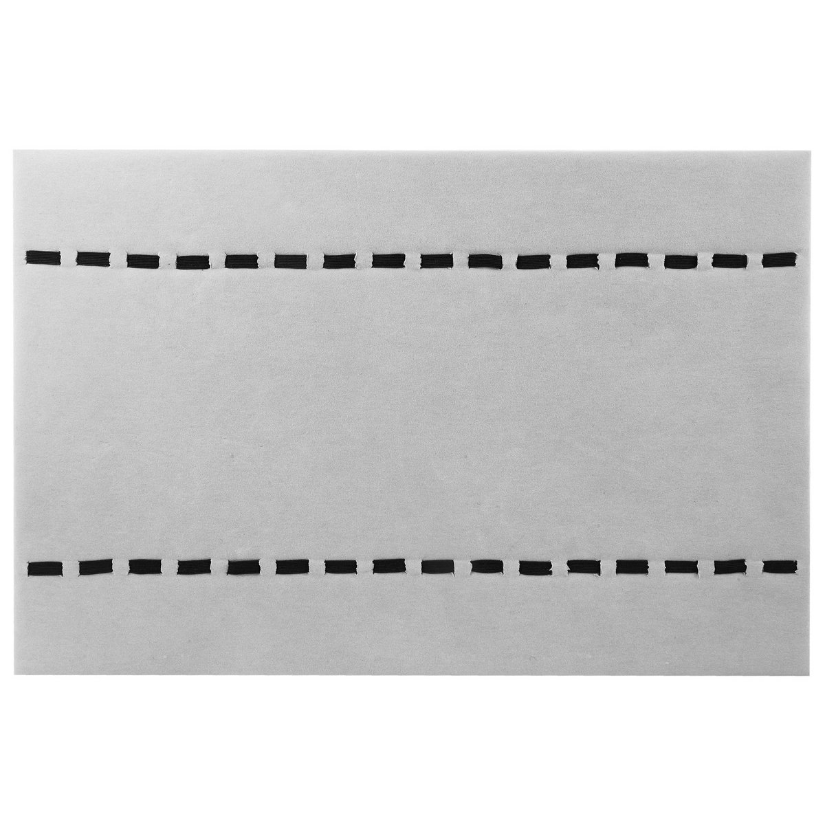 Uhrendisplay, grau, mit Gummizug, 39 cm x 26 cm x 0,5 cm