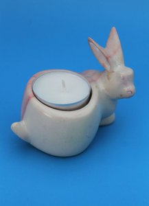 Teelichthalter Hase - Speckstein