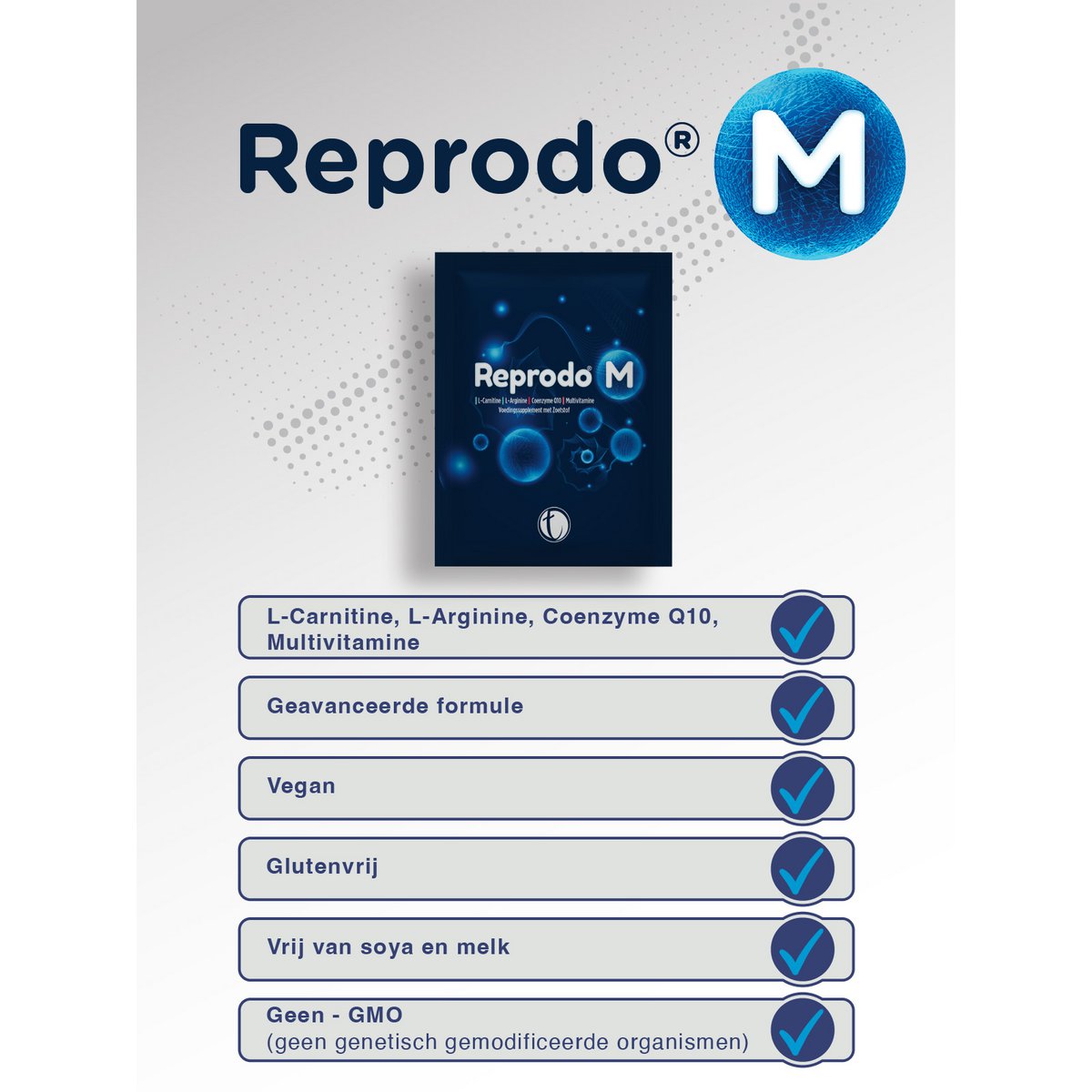 Reproduktion M | Tägliches Nahrungsergänzungsmittel | Für Männer