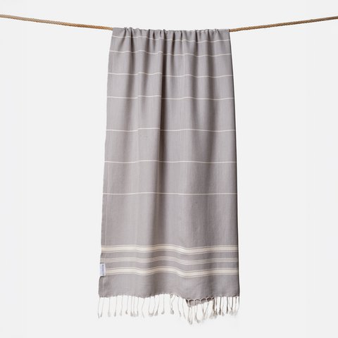 Ecobain Towel "New Classic" | Moon Shadow (Silbergrau)