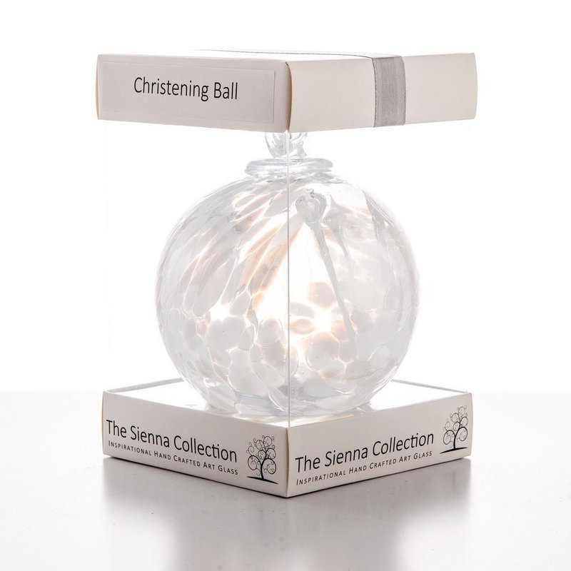 Spirit Ball 10cm - Baptême - Blanc