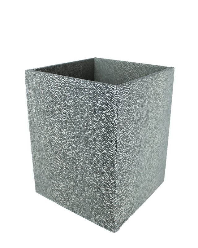 Binario raggio di cesti blu cestino in pelle sintetica