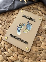 Money gift for the birth - money gift card baby - creative gift idea for new parents