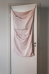 Wäschesack aus Leinen, hängender Leinenbeutel
