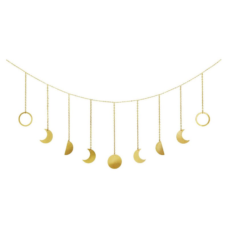 Mondphasen-Wandbehang