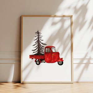 Kunstdruck - Weihnachts-Ape