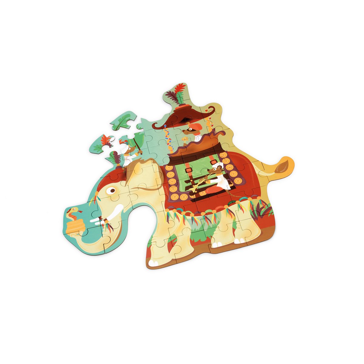 Contour Puzzel - Olifant