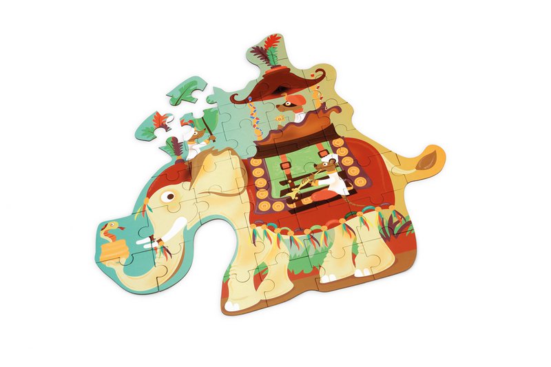Contour Puzzel - Olifant