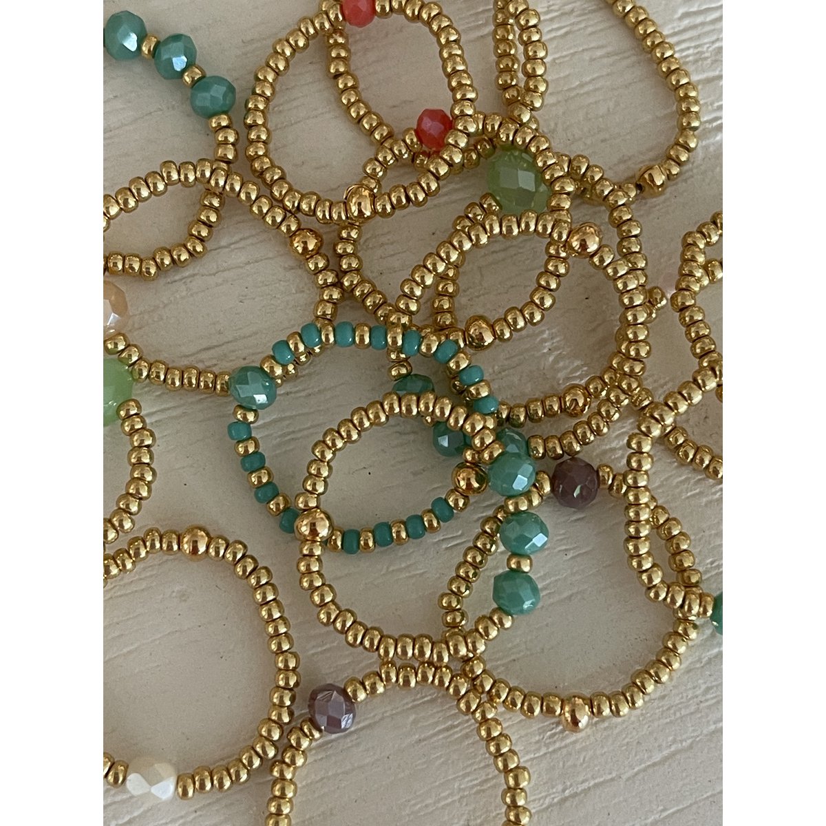 Bagues Sparkle Or Facette