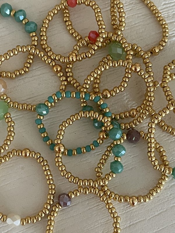 Bagues Sparkle Or Facette