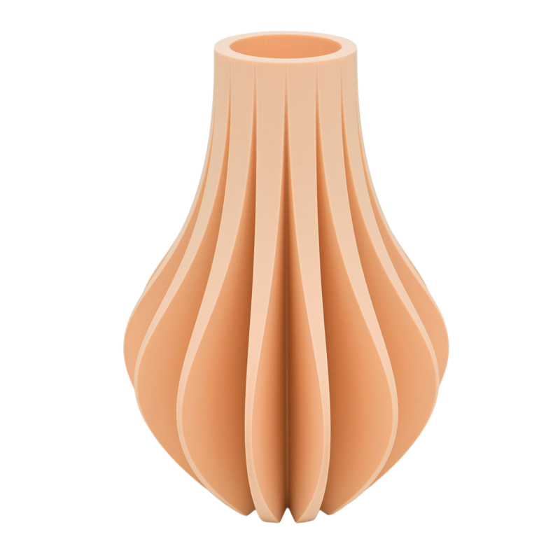 Wazon Aventa 3D - Wazon wydrukowany w 3D - Zrównoważony PLA - Nadaje się do sztucznych kwiatów