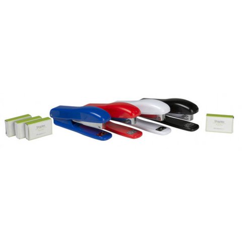 Timmy Toys - ed026 - Stapler + 500 Grundnahrungsmittel - 4 Farben - 1 Stück