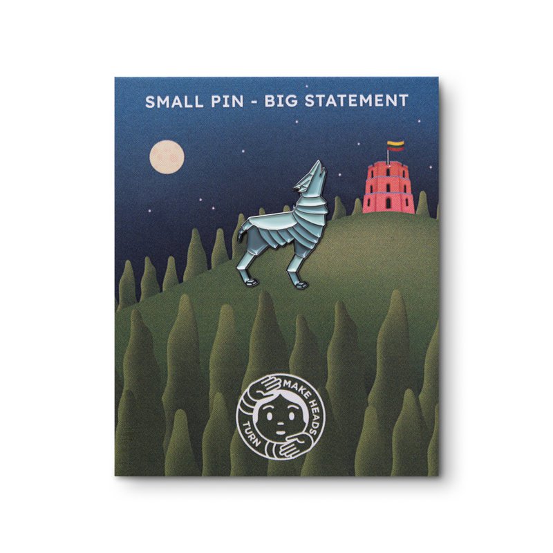 Enamel Pin "Iron Wolf"