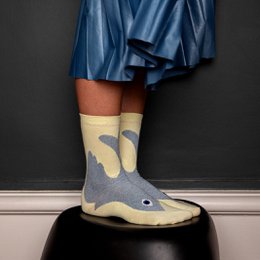 Pernette 36-41 Socken, hergestellt in Frankreich und in Solidarität mit der Marke Bonpied
