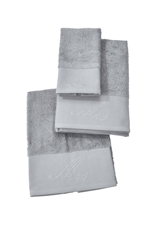 Håndtuchserie BLACK LINE STONE MRS