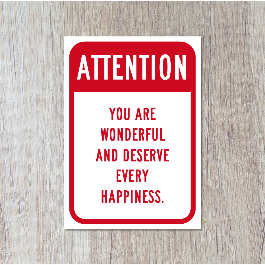 Postcard | Attention